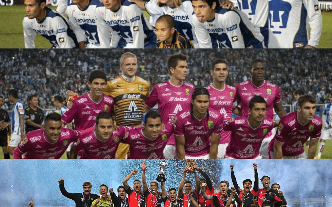 ¿CUANTOS EQUIPOS HAN SIDO BICAMPEONES EN EL FÚTBOL MEXICANO?